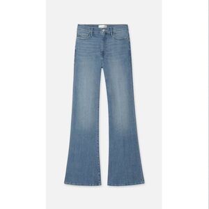 Frame wide leg jeans